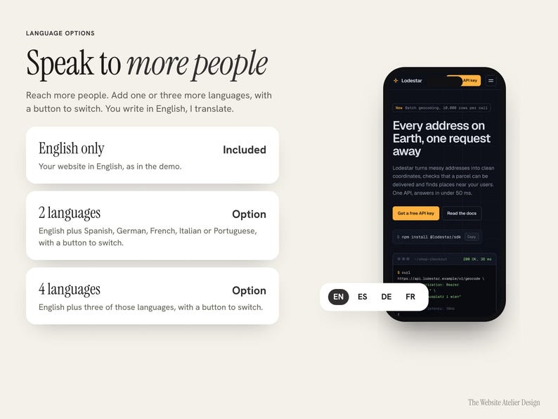 Personalized Developer API Website, Multi-Page Site with Docs, Status and Pricing Pages bild 7