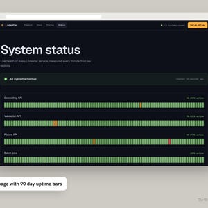 Personalized Developer API Website, Multi-Page Site with Docs, Status and Pricing Pages bild 5