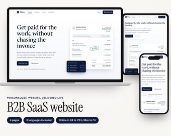 Personalized B2B SaaS Website, Multi-Page Site with Pricing Page and ROI Calculator