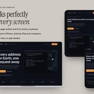 Personalized Developer API Website, Multi-Page Site with Docs, Status and Pricing Pages bild 2