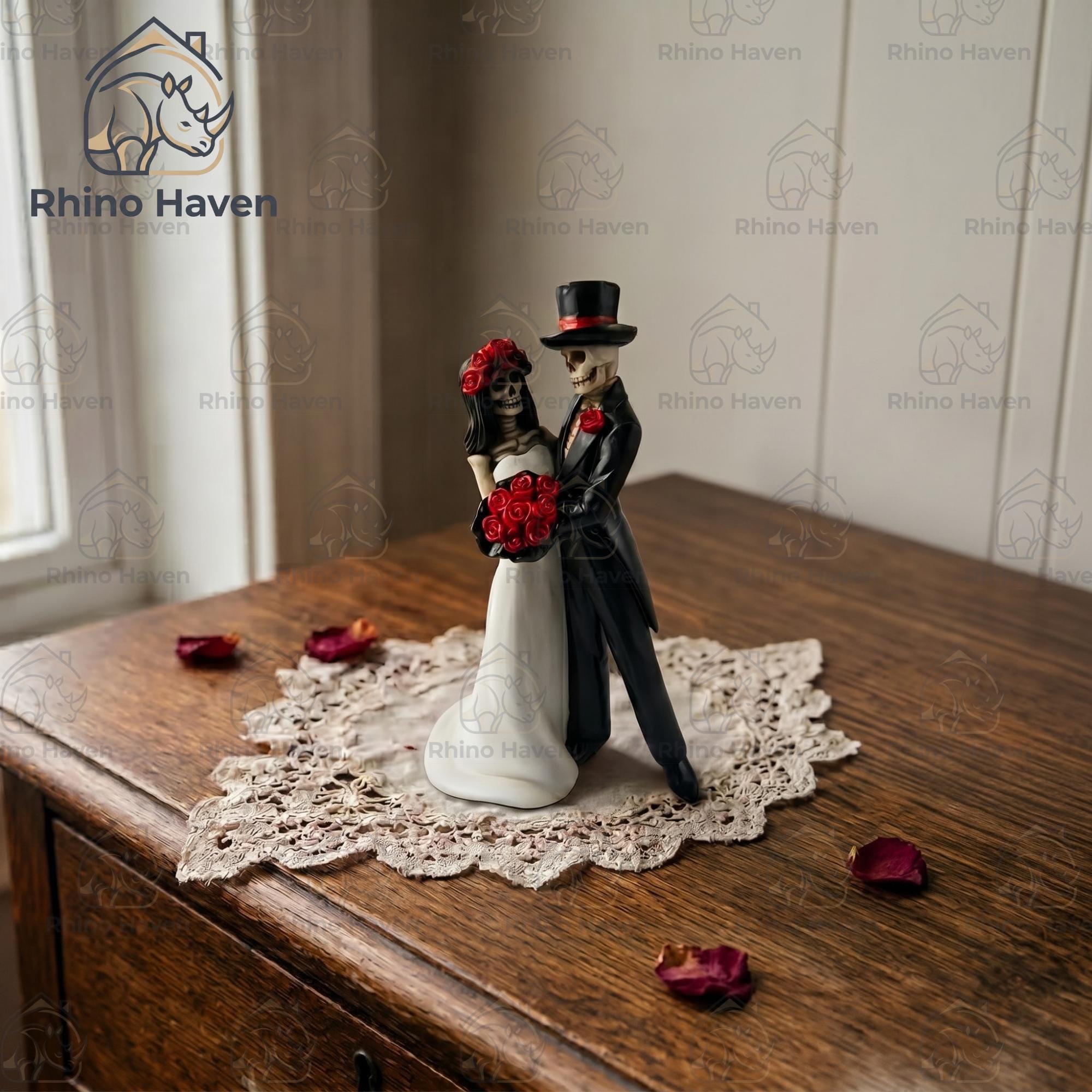 Skeleton Couple Figure - Etsy
