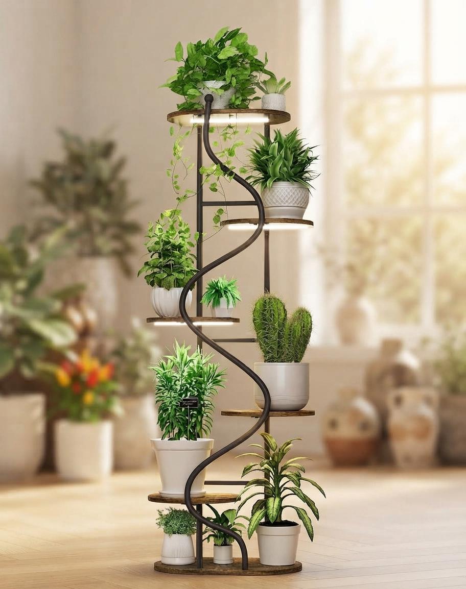 Vertical plant stand