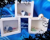 ONE 1/12th dollhouse miniature Hamster in cage (one 1) SALE NOW reduced