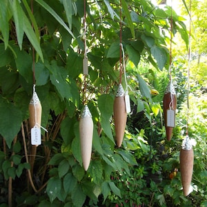 Beautiful and Powerful hand-turned Wooden Scrying Dowsing Pendulum, Red Gum also holly,oak,ash,apple,cherry,black limba,rowan,walnut,larch