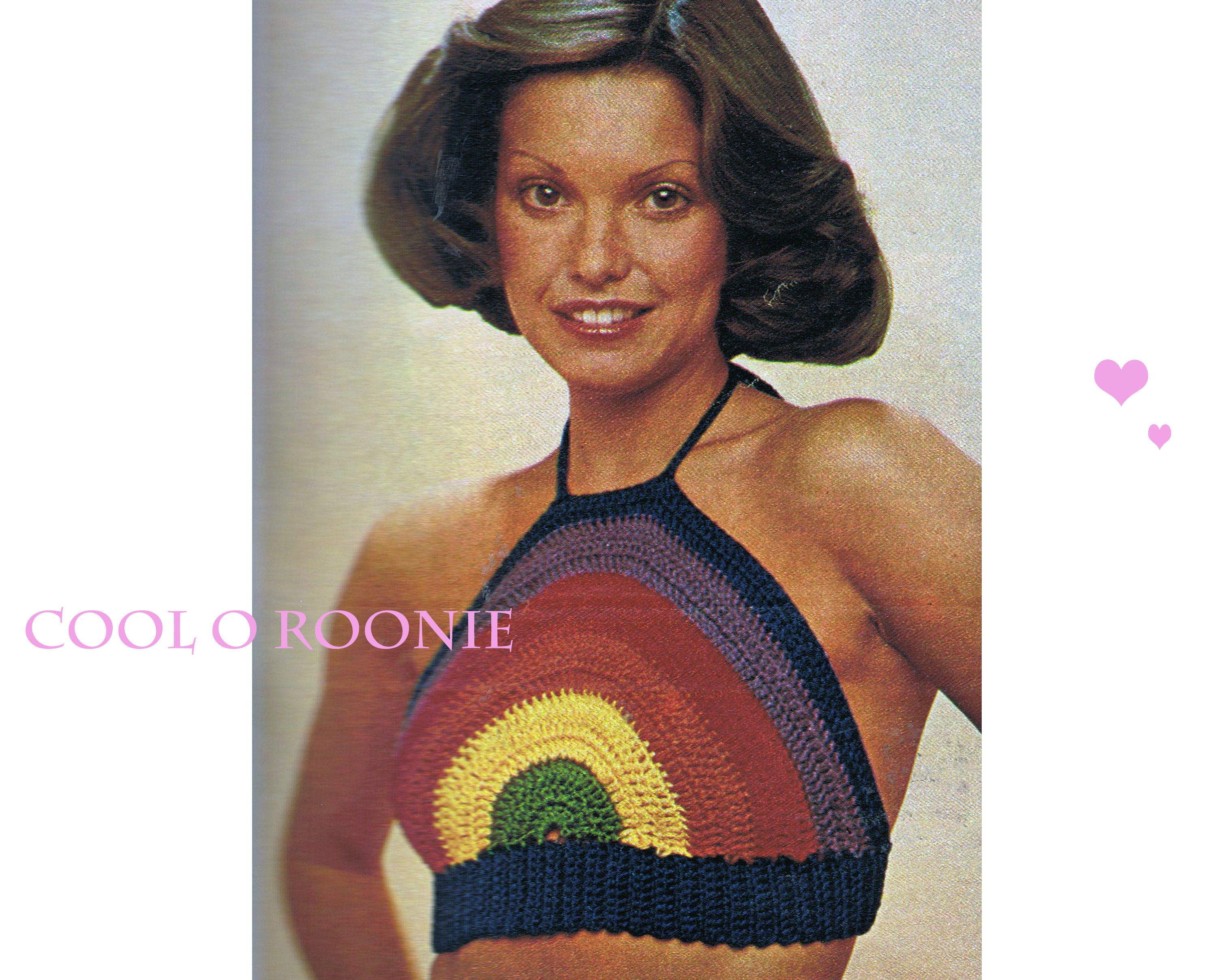 Easy Vintage Crochet Pattern for Halter Top 70s Boho Bandeau Summer Shirt  Blouse Bikini Bra Top PDF Instant Download SKU 10-1 -  Canada