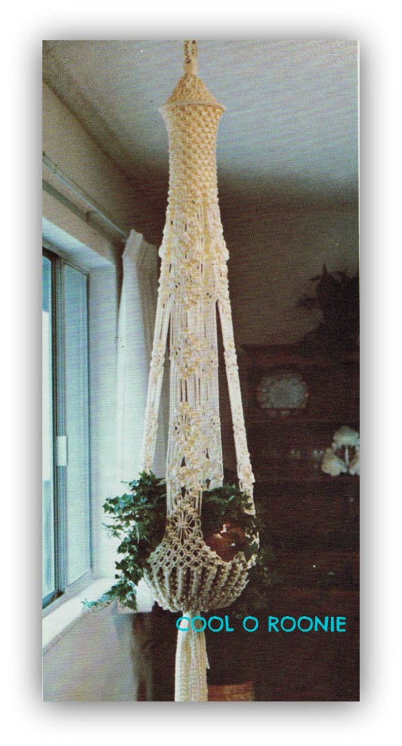 Free macrame plant hanger patterns pdf Idea