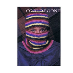 Balaclava Knitting Pattern - Winter Knit Hat Pattern - Face Protection - PDF Knitting Pattern