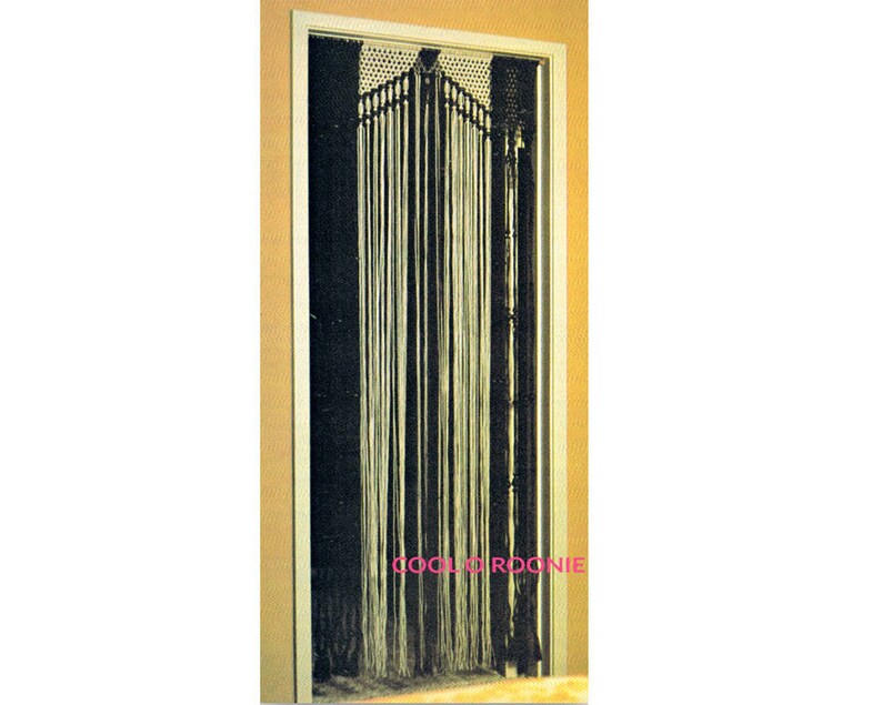 PDF Macrame Pattern Door Curtain - Room Divider - Screen - Vinta PDF Macrame Pattern Door Curtain - Room Divider - Screen - Vinta