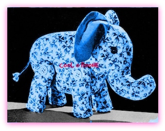 Elephant Sewing Pattern 1940's Vintage Stuffed Toy PDF Sewing Pattern Instant Download on Etsy