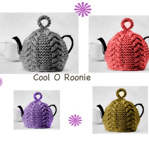 Knitting Pattern Tea Pot Cozy Vintage 60's Tea Cozie Knitting Teapot Cozy Knitting Pattern PDF