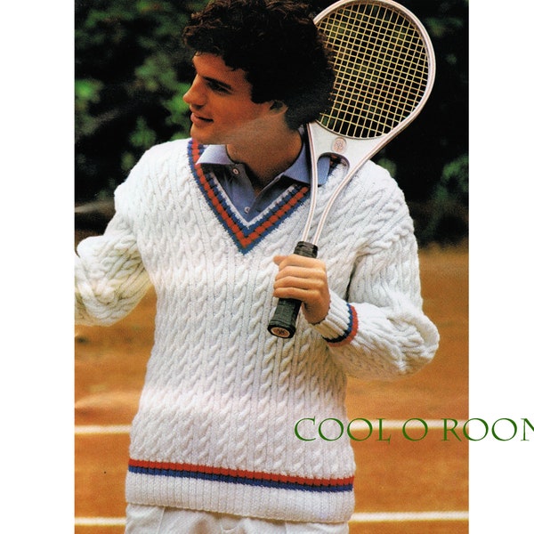 Vintage Tennis knitted sweater main image 0