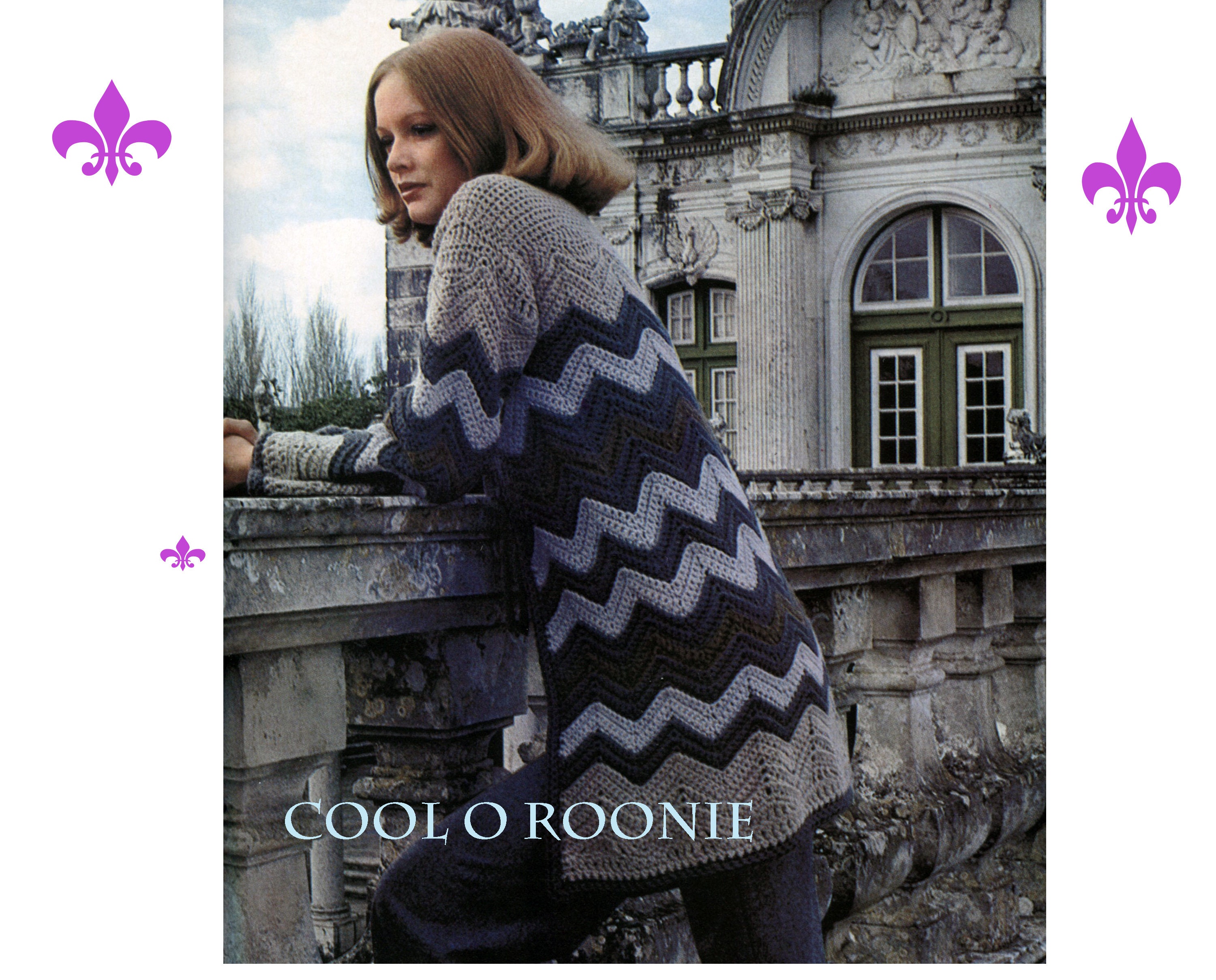 Ripple Crochet Sweater Pattern Womens 