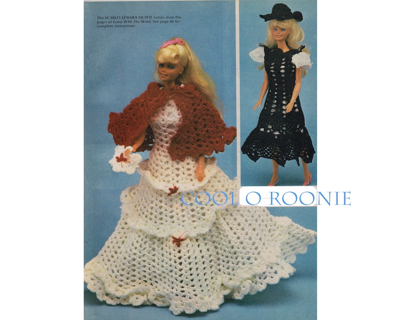 crochet barbie dress pattern