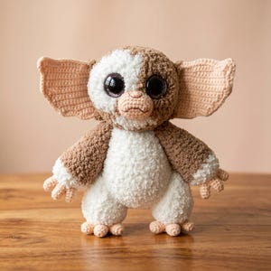 Big Ear Creature Amigurumi Crochet Pattern PDF, Two Tone