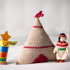 Amigurumi PATTERN TIPI House 5 CROCHET image 1