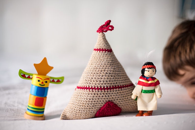 Amigurumi PATTERN TIPI House 5 CROCHET image 1