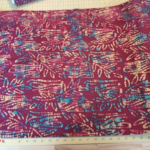 Batik (8), 100% Cotton, Hand Dyed Fabric by the Yard