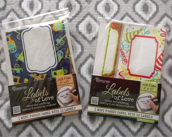 Labels of Love, 100% Cotton Fabric and Craft Labels for Crafting, sewing & quilting projects.