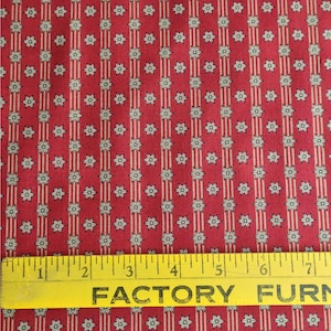 Moon & Stars, Red or Blue, 100% Cotton, Blue Hill Fabrics