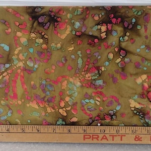 Batik (18), 100% Cotton, Hand Dyed Fabric by the Yard