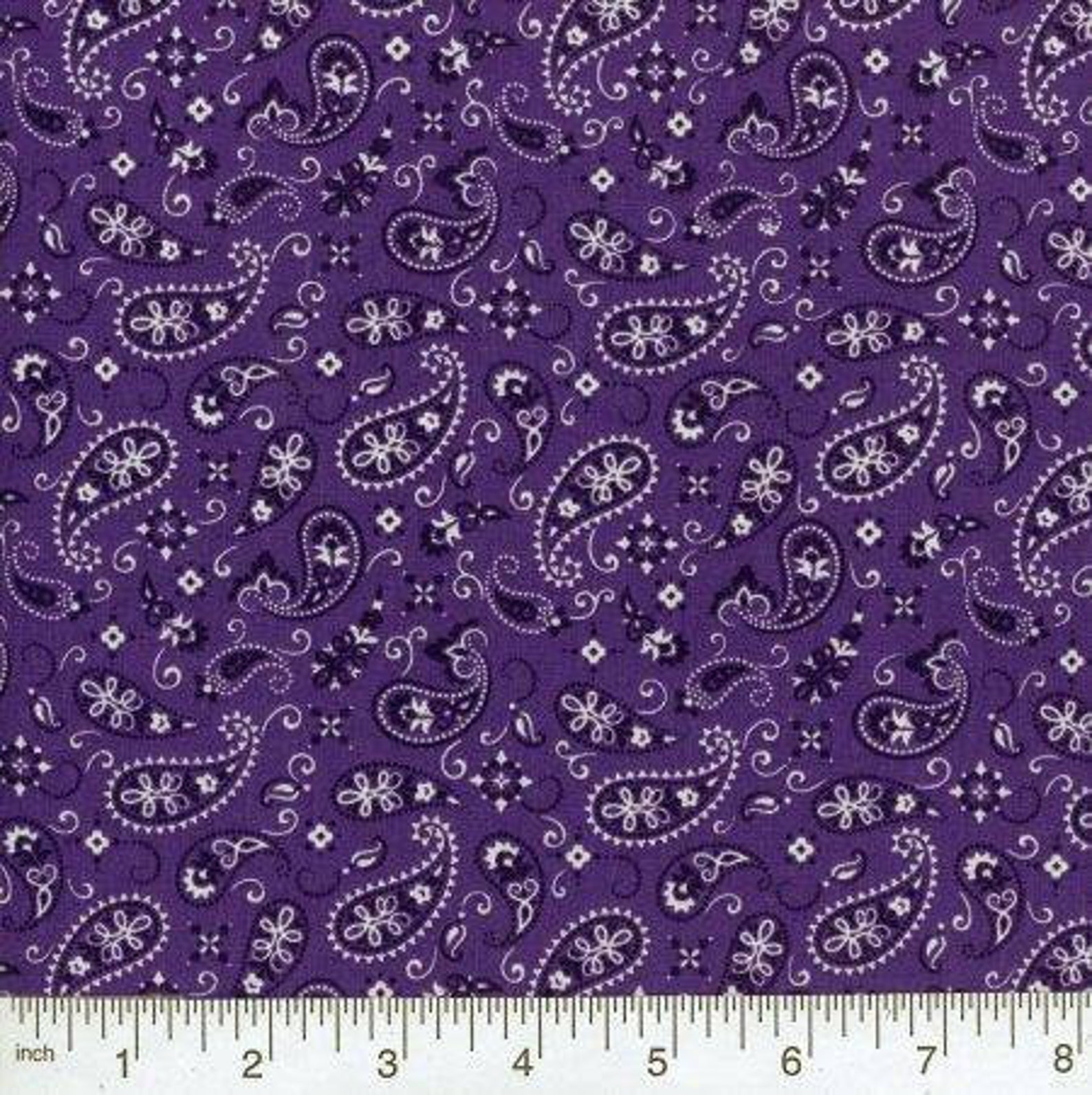 Paisley Bandana, NEW DESIGN, 100 Cotton Fabrics Etsy