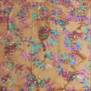 Batik, 100% Cotton, Dyed Fabric, By the Yard Letter A&C