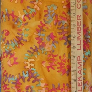 Batik, 100% Cotton, Dyed Fabric, By the Yard Letter B