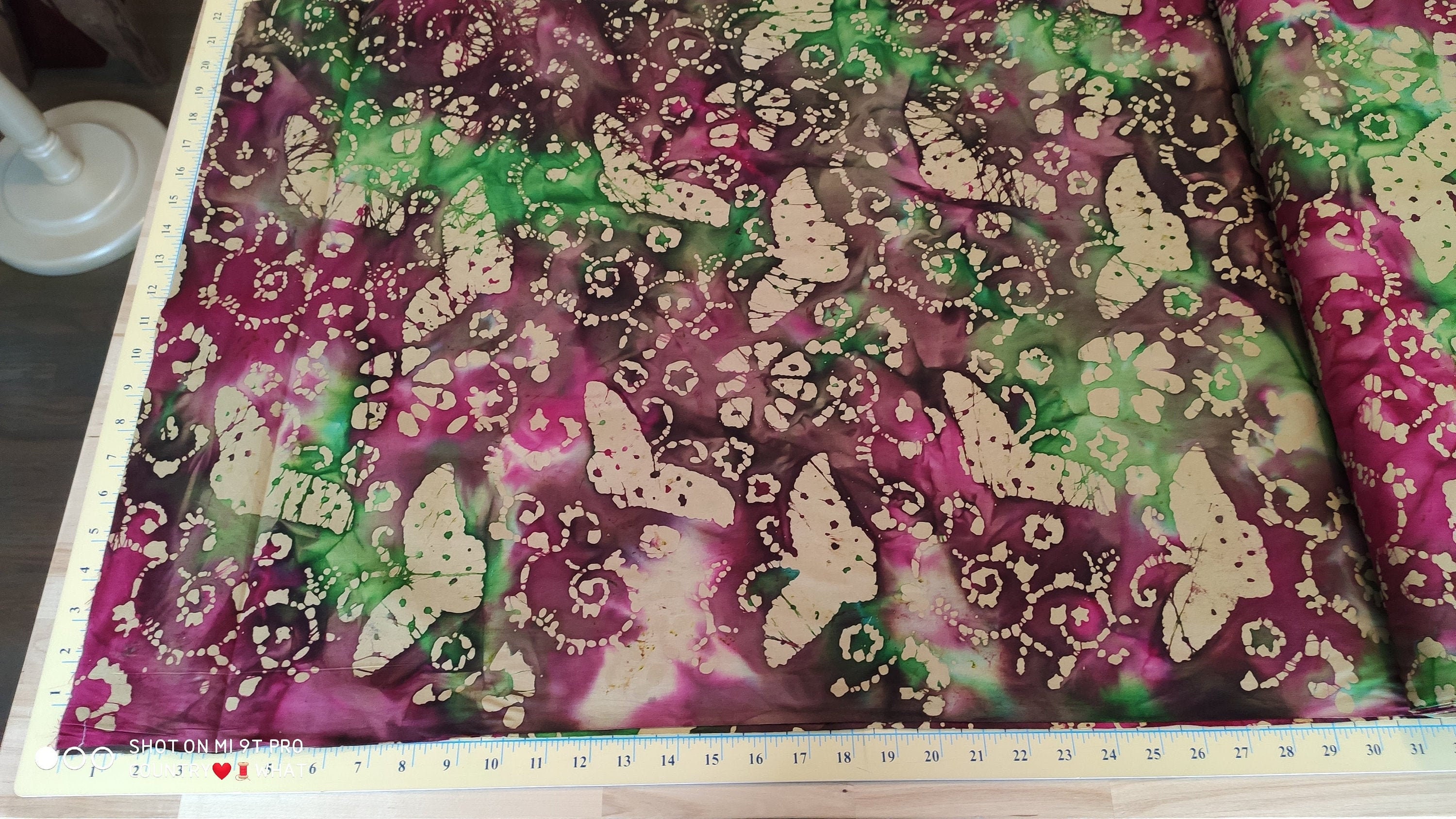 Batik 6 100 Cotton Hand Dyed Fabric by the Yard Etsy UK
