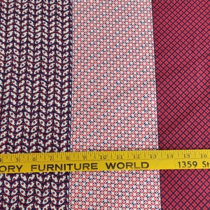 Unusual Patriotic, USA, Running Eighths,100% Cotton Fabric by Springs Creative