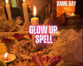 Glow Up Spell, Beauty Confidence & Radiance Ritual, Personal Magnetism, Self-Image, Confidence, Remote Casting