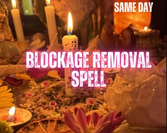 Blockage Removal Spell, Release Stagnation & Energy Clearing Ritual, Clarity, Fresh Start, Opportunity, Remote Casting