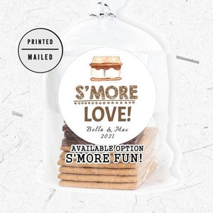 S&#39;mores Favor Stickers, S&#39;mores Wedding Favors, S&#39;mores Favor Labels,  S&#39;mores Favors, S&#39;mores Favor Stickers, Wedding Favors, S&#39;mores Love