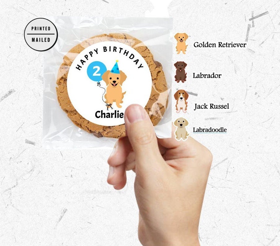 Dog Birthday Puppy Pawty, Animals, Pet, Thank You, Round Sticker, Dog Theme, Dog Party, Dog Favors, First Birthday