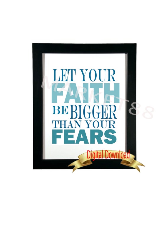 Items similar to Printable Christian Poster PDF Bible Verse 8x10 DIY on