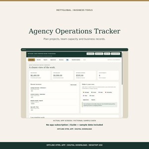 Agenturbetriebs-Tracker mit Teamkapazitäts-, Projekt- und Spesenabrechnungen
