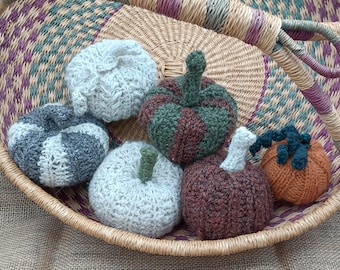 Crochet Pumpkins -- Small