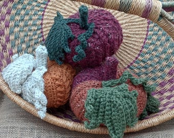 Crochet Pumpkins -- Large