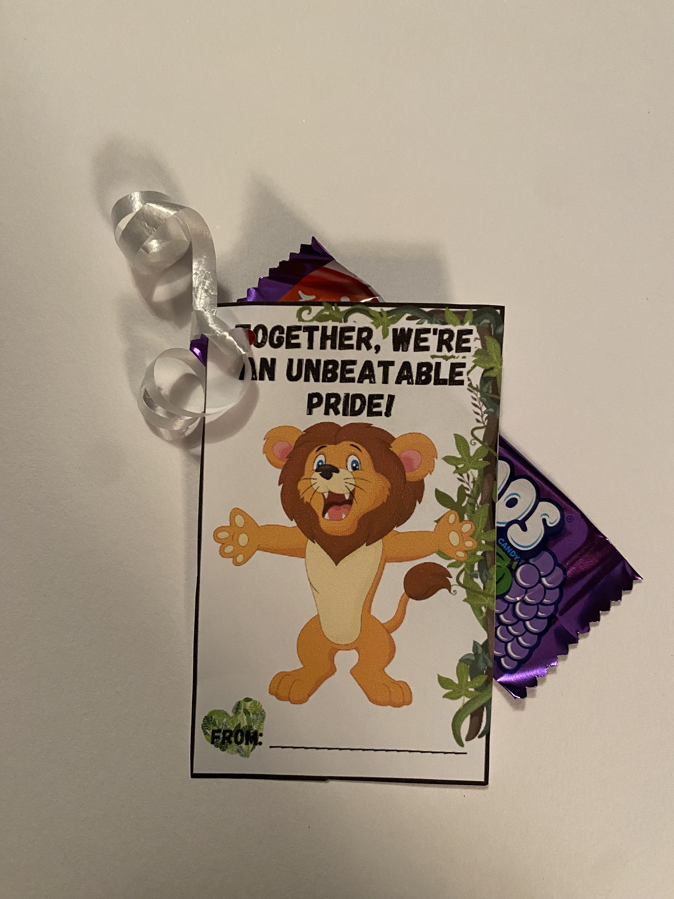 Lion Valentine Cards for Kids Printable - Etsy