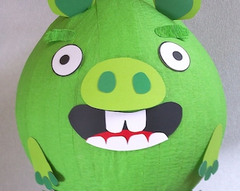 Green Pig Pinata