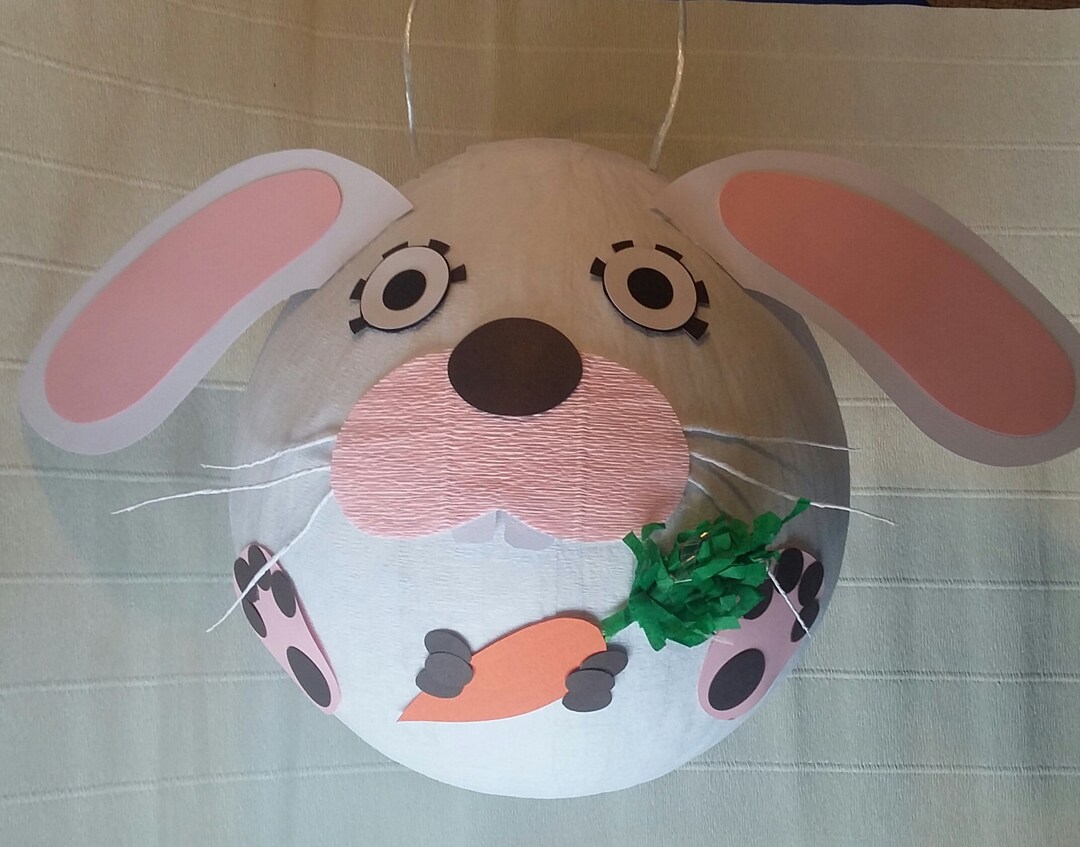 Pink Bunny Pinata - Etsy