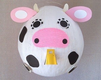 Cow Pinata With Cowbell