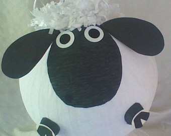 Black Faced Lamb Pinata.  Sheep Pinata