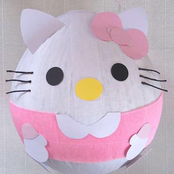 White Kitty Cat Pinata