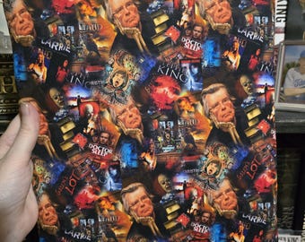 Hardcover Padded Zippered Book Sleeve Large Size Stephen King Book Cover Icons