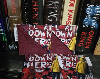 Fabric Corner Bookmark Stephen King Pennywise It Georgie