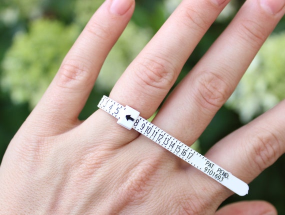 Finger Ring Sizer Measuring Tool - Know Your Ring Size! - It's All A Gift