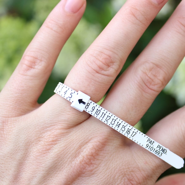 Find Your Ring Size // Ring Sizer // Multisizer // Adjustable Ring Sizing // Size Any Finger or Knuckle for Midi Rings // Finger Guage