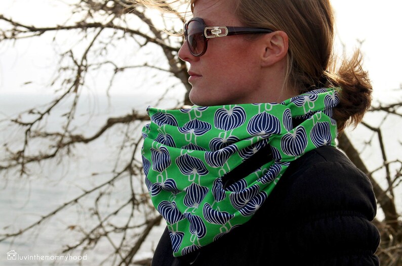 SEWING PATTERN Commuter Infinity Cowl Scarf Cowl Modern PDF image 5