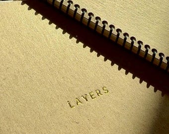 LAYERS™ Thin Paper Process Journal | Tactile Sketchbook for Collage & Creative Exploration