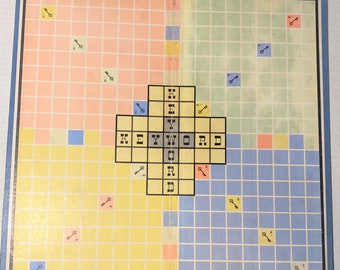 Vintage 1953 Parker Brothers Keyword Game Board (Board Only)